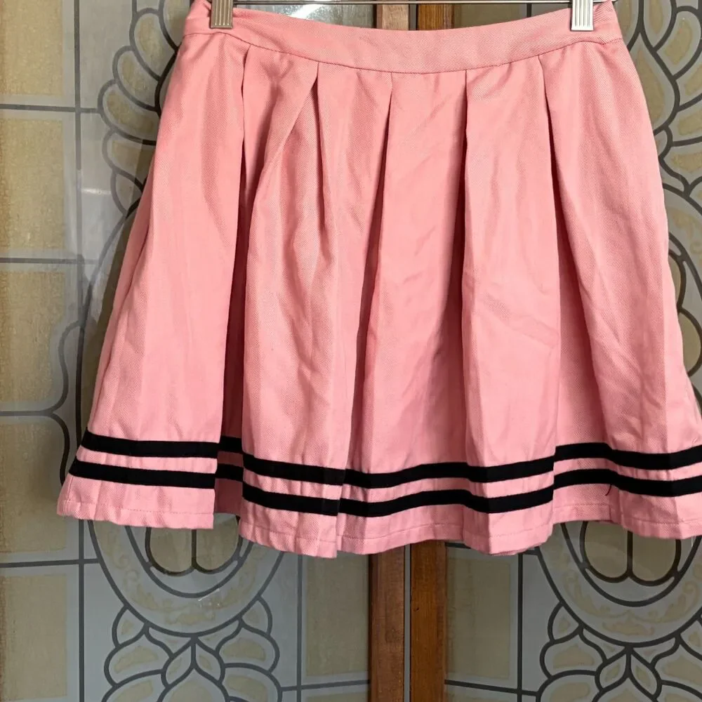 Hot Topic Pleated Cheer Skirt Preppy Academia School Girl Kawaii Y2K Size S